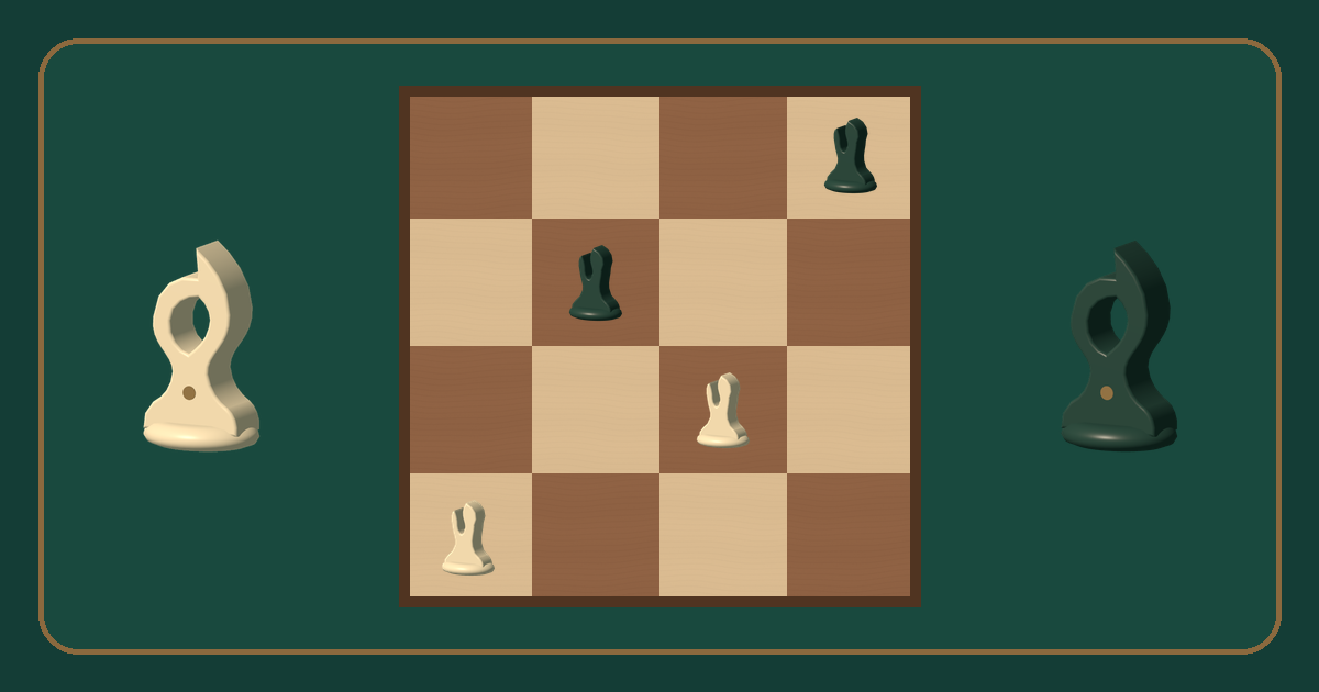 A Jalun board with white and black pieces